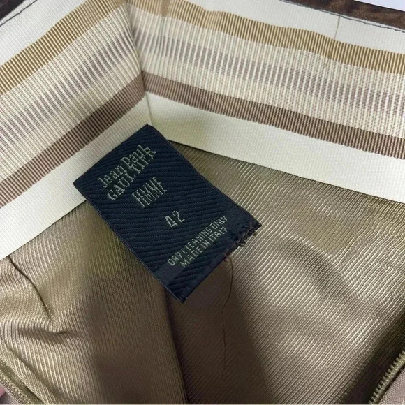 Jean Paul Gaultier Femme Brown Women’s Wool Pencil Skirt Size 6 designer - Picture 8 of 8